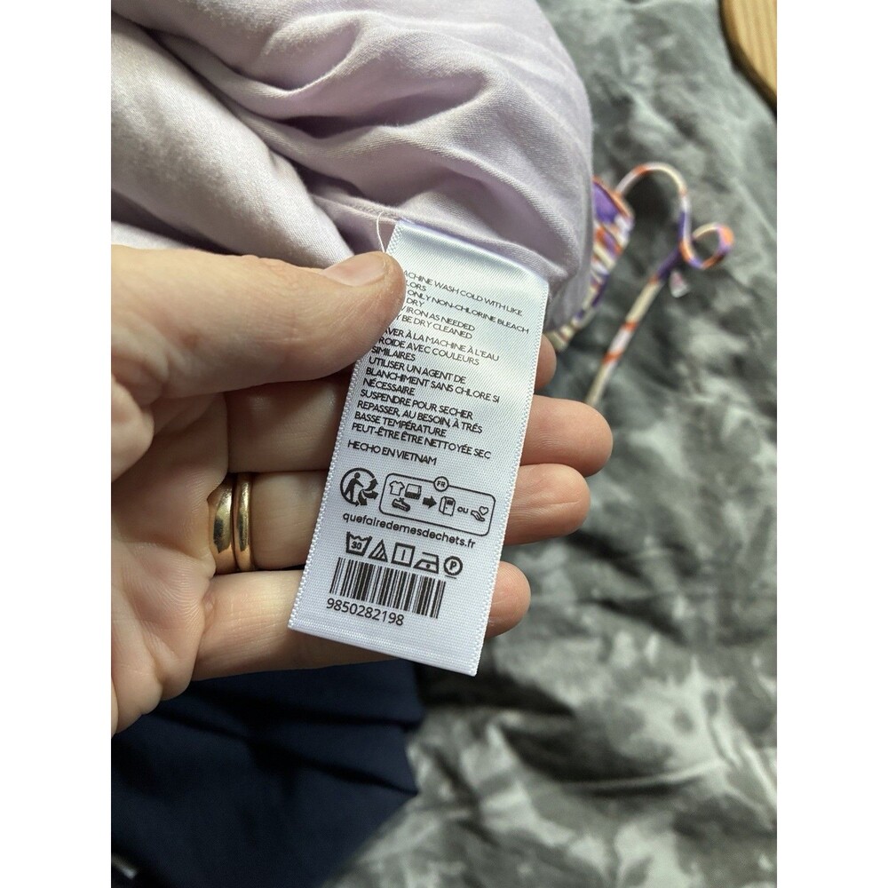 NWT Anthropologie Maeve The Ophelia Sleeveless Linen Mini Dress 4 Purple Orange - Picture 7 of 8